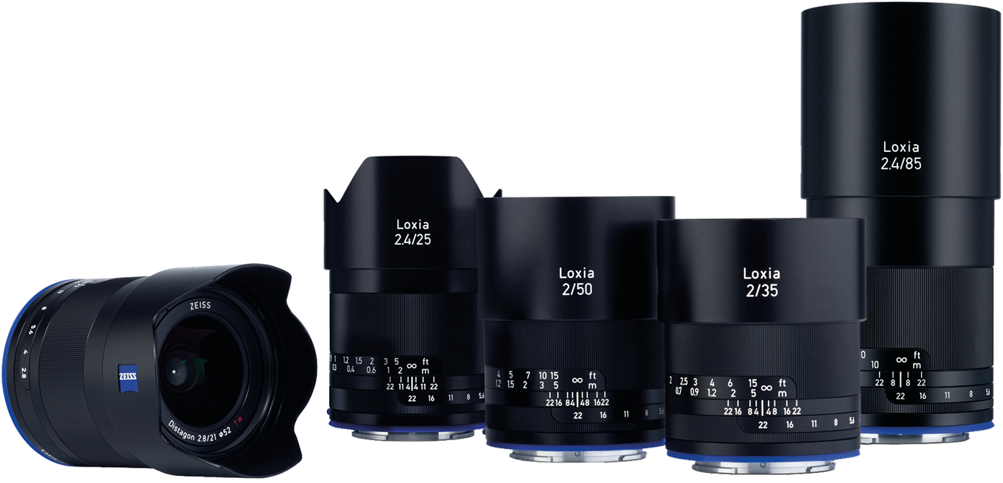 Zeiss Loxia Family - Zeiss Loxia Lenses (1500x749), Png Download