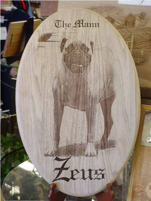 Personalized Wooden Pet Plaque - Hippopotamus (640x640), Png Download