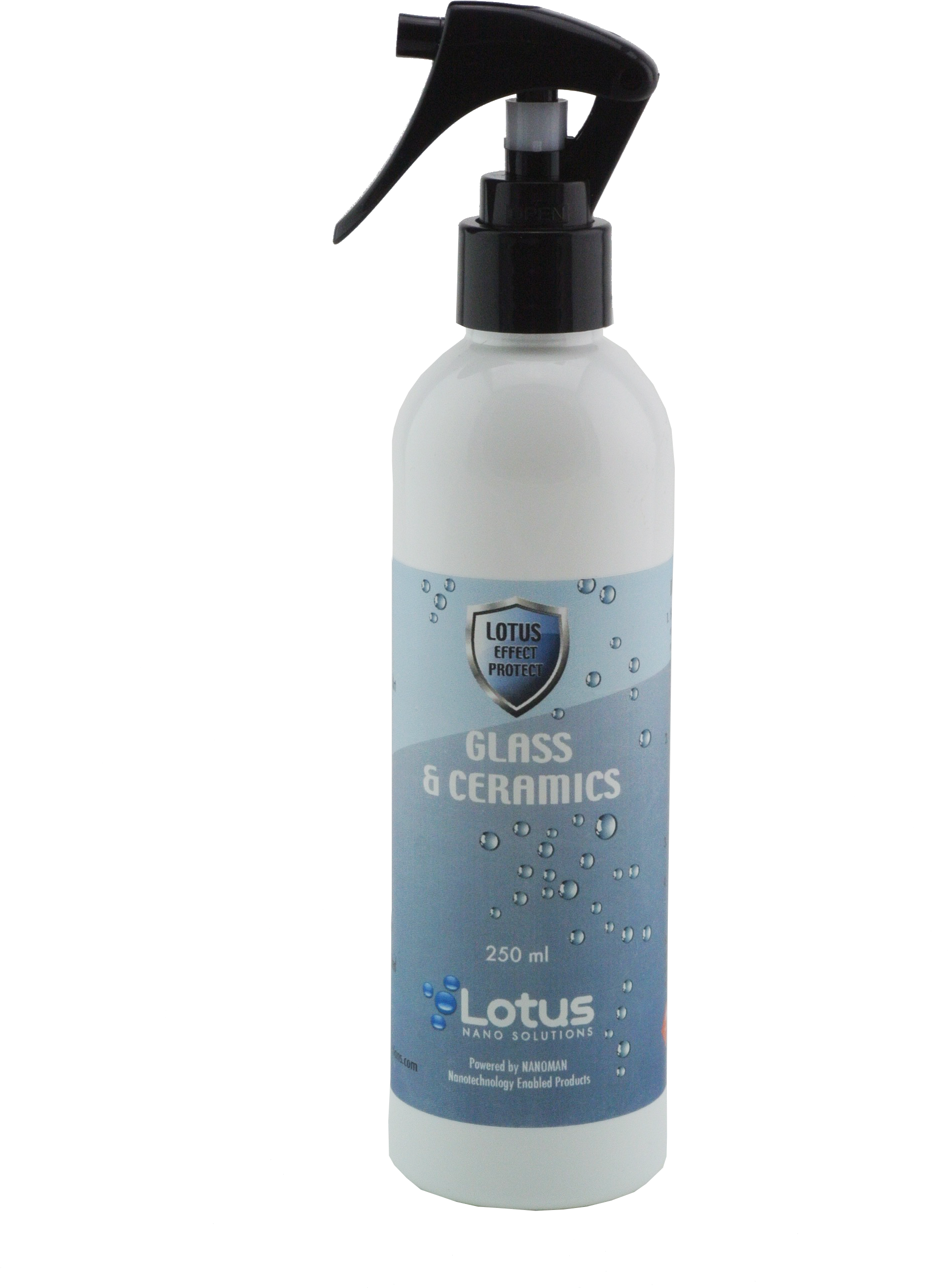 Glass And Ceramics 250ml - Plastic Bottle (2896x2896), Png Download