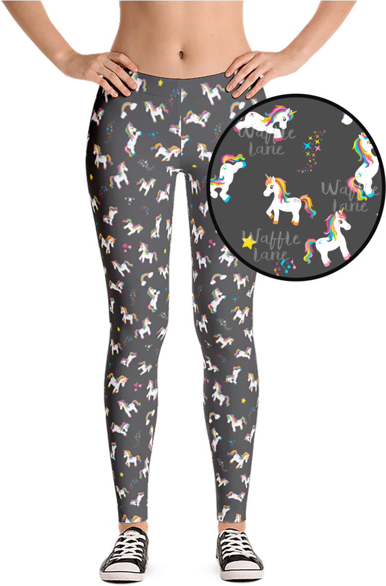 U Is For Unicorn - Leggings (846x1200), Png Download