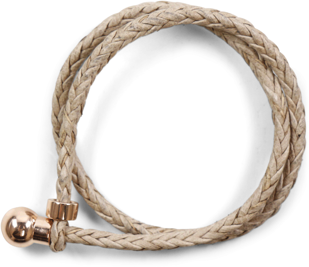 Bracelets Caro 2 Woven Rope Accessory Rose Gold - Circle (1024x1024), Png Download