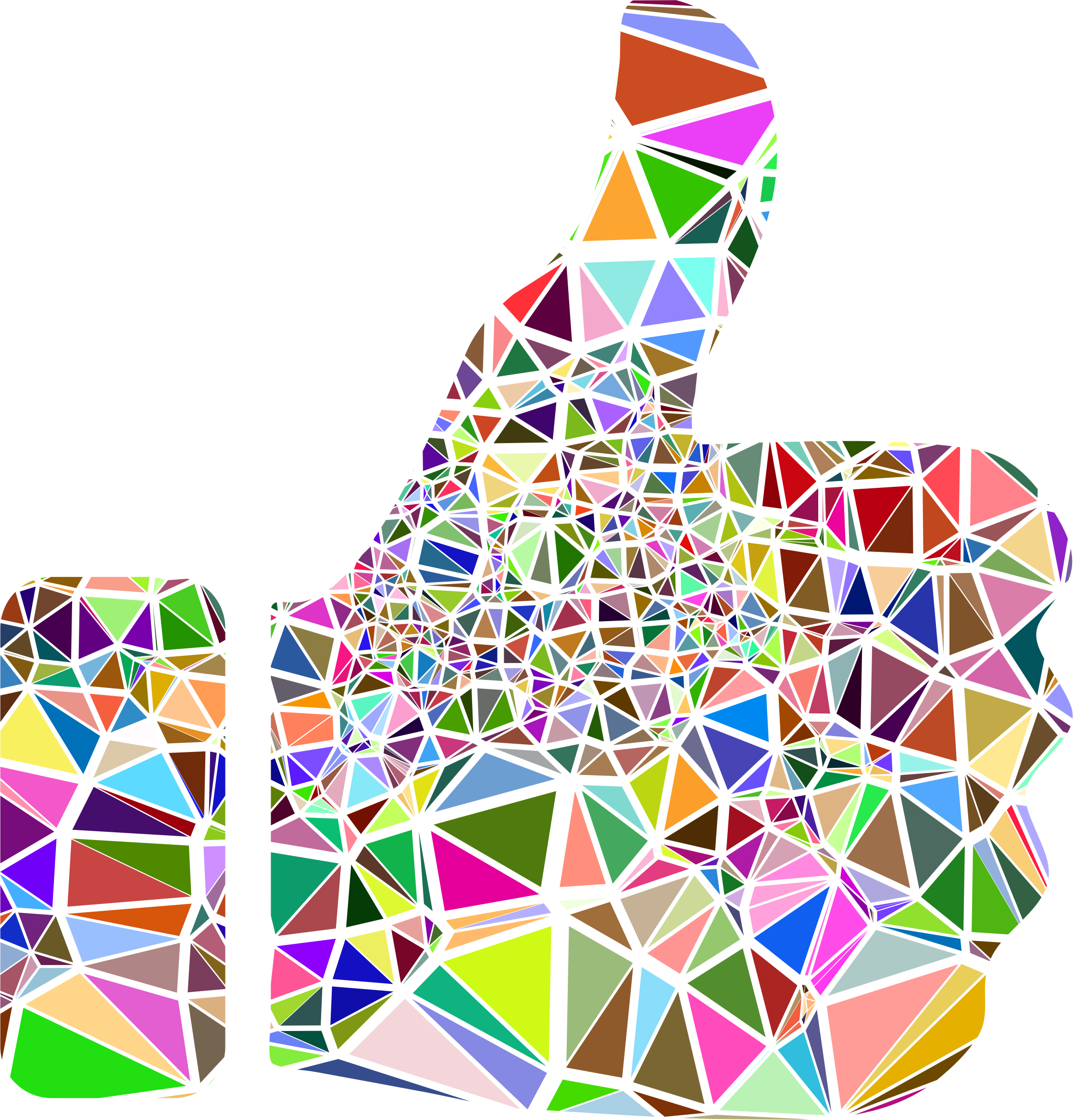 Shattered Png - Silhouette Paper Mosaic (2232x2328), Png Download