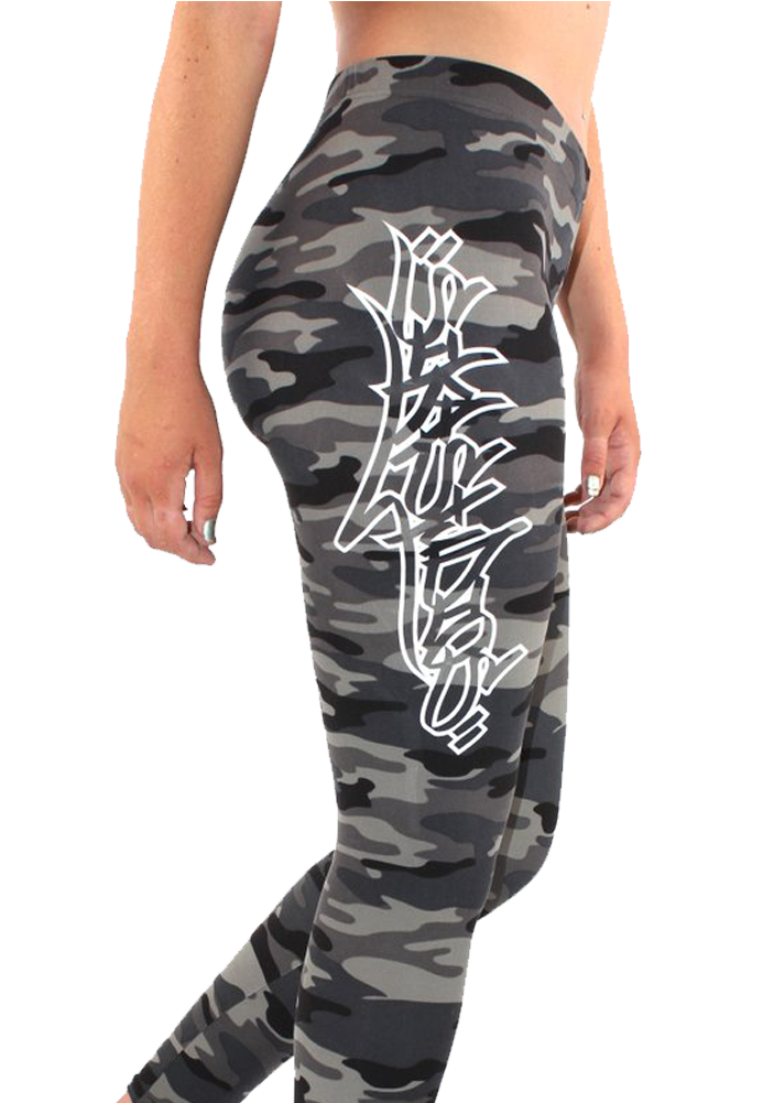 Image Of Galdem Camo Leggings Red/grey/woodland Camo - Girl (1000x1000), Png Download