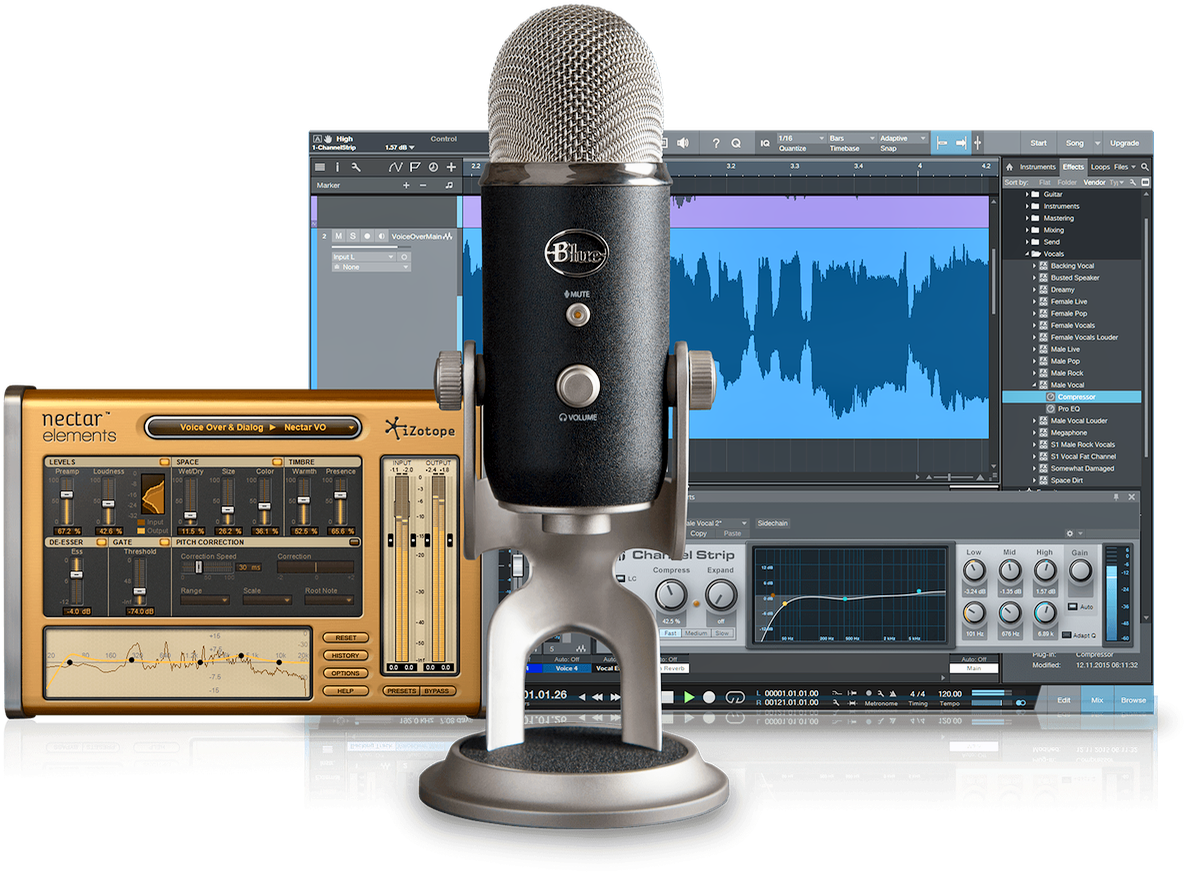 Le Bundle Inclut - Blue Yeti Pro Studio (1280x906), Png Download