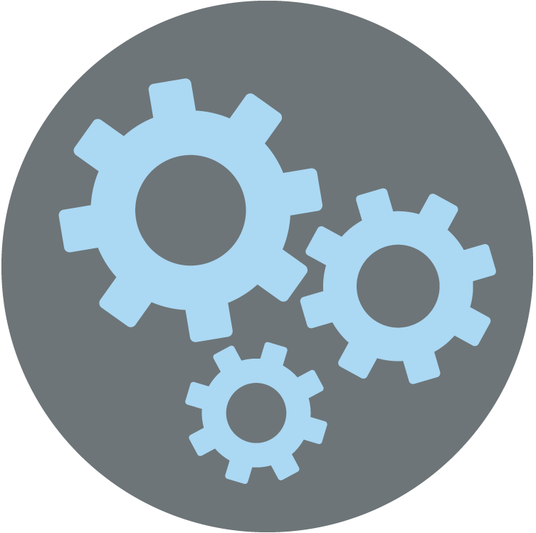 Lightbulb With Gear Icon (753x749), Png Download