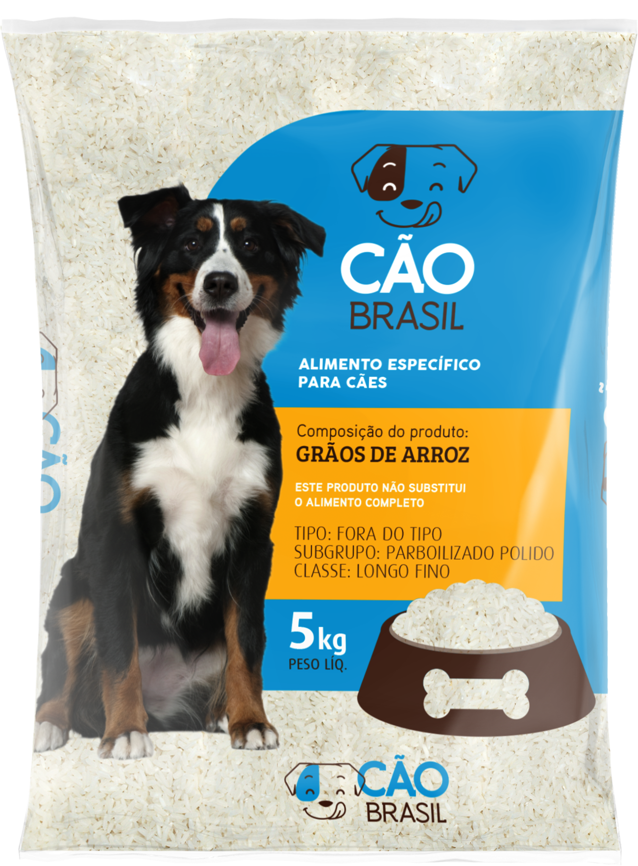 Arroz Cão Brasil - Comprar Arroz Para Cachorro (2424x2035), Png Download