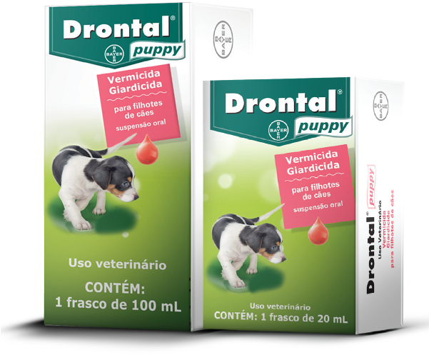 Drontal® Puppy - Remedio De Verme Para Cachorro Filhote Preço (600x551), Png Download