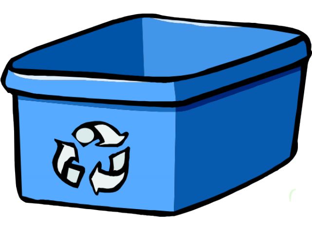 Recycling Bin Clipart Transparent (640x480), Png Download