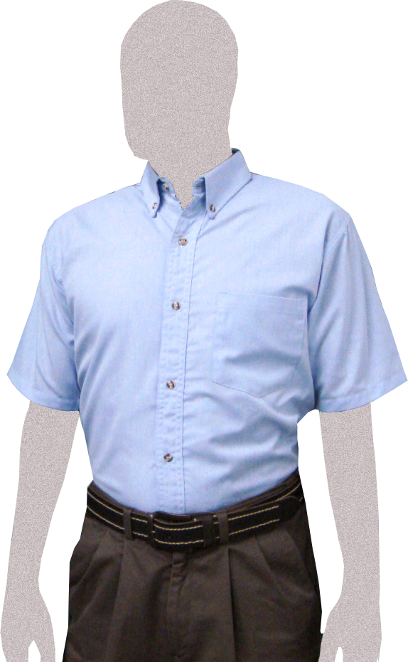 Camisa M Corta - Button (574x931), Png Download
