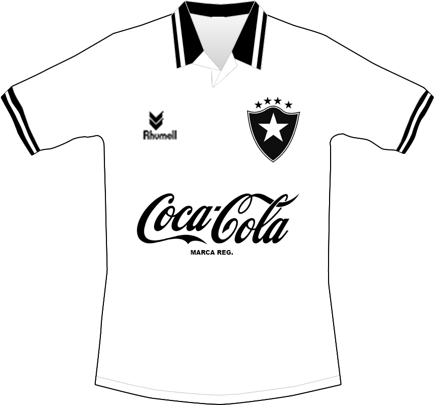 1994 Botafogo Branca - Mgła Tshirt (892x874), Png Download