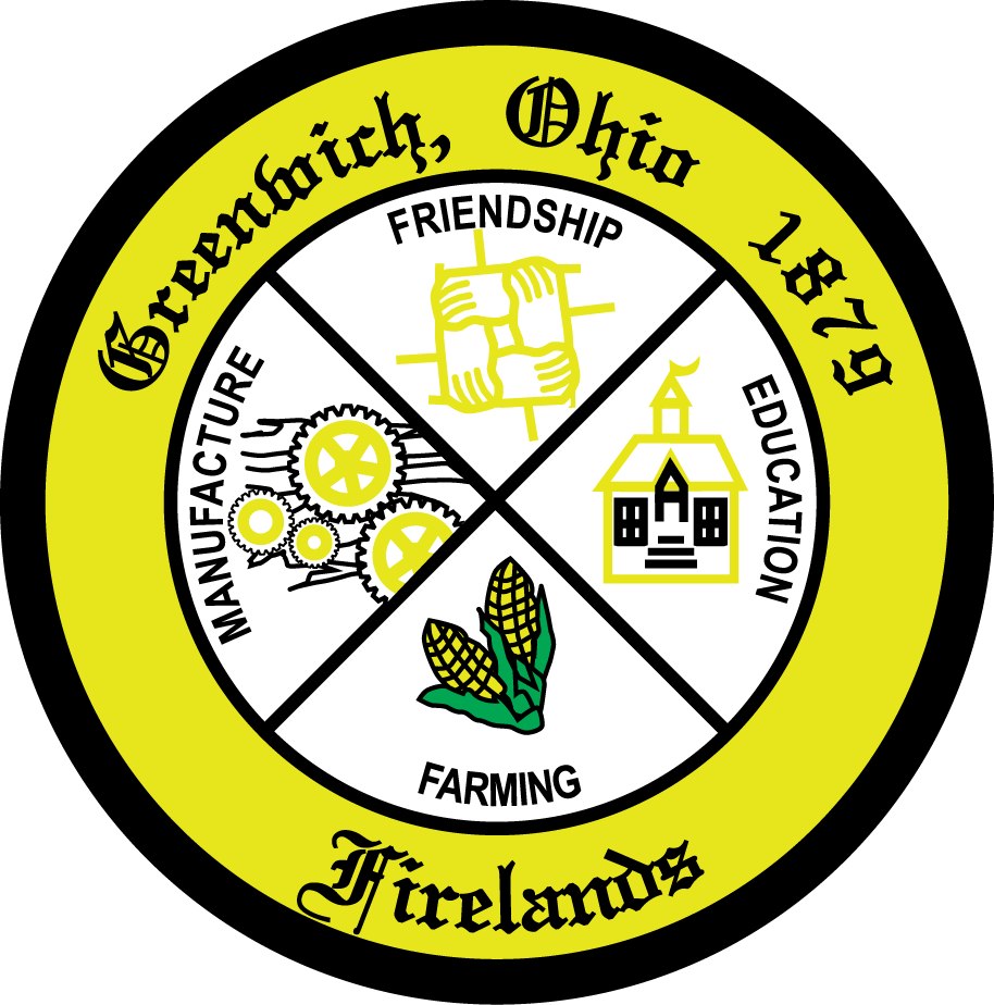 Village Of Greenwich State Of Ohio - Dinwiddie High School (914x924), Png Download