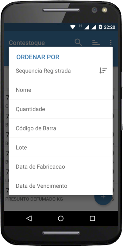 Ordene Todas Informações De Diversas Formas - Inventory Management System Mobile (600x900), Png Download