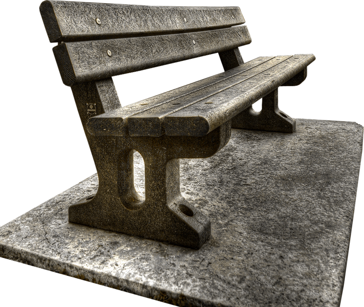 Old Bench Hi-res - Old Bench (712x600), Png Download