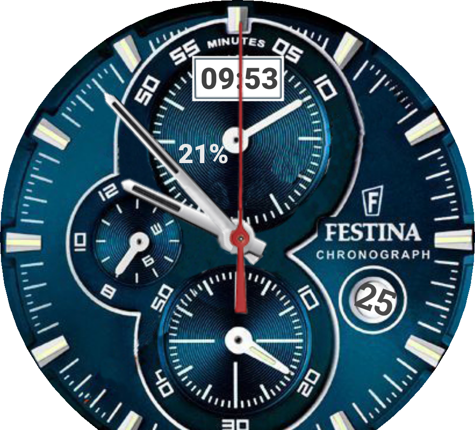 Festina Watch Face Preview (960x870), Png Download