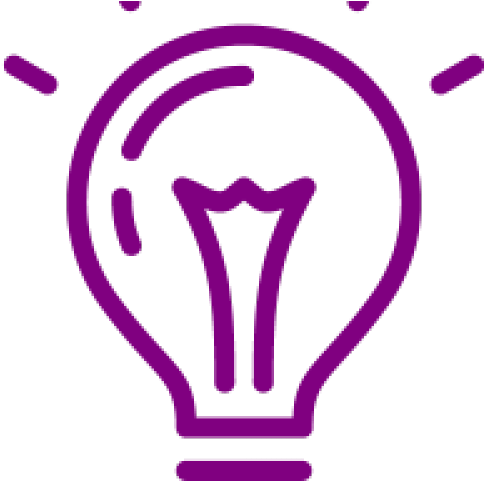 Light Bulb Clipart - Navy Blue Light Bulb (640x480), Png Download