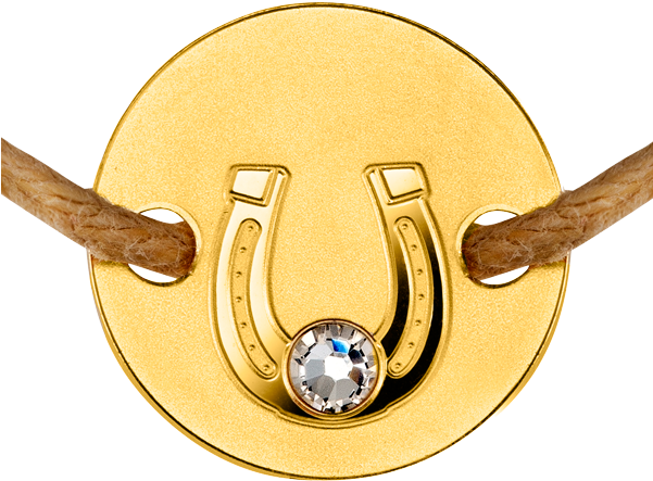 Horseshoe ~ Niue Island 2015 ~ $5 1gram Gold Coin Bracelet - Badge (600x600), Png Download