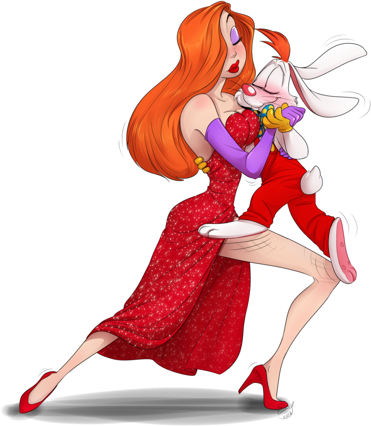 I Know That A Lot Of People Love Jessica Over Roger, - Roger And Jessica Rabbit Fan Art (800x903), Png Download
