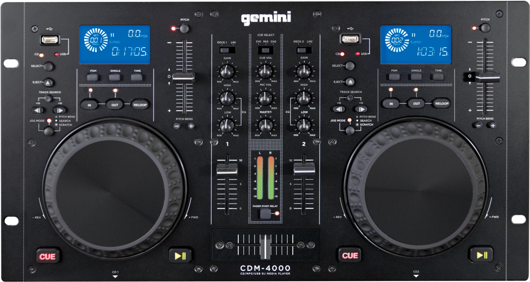 Multimedia Dj Package - Cdm 4000 Gemini (1200x800), Png Download