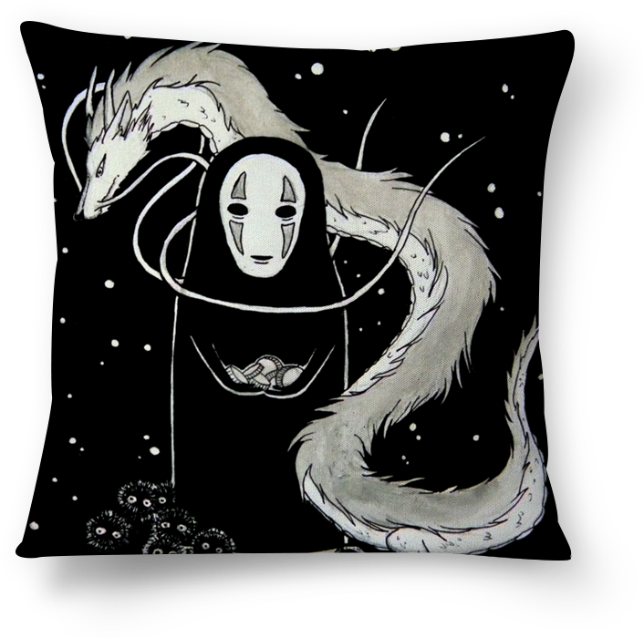 Almofada Spirited Away De Giperfettina - Cushion (800x800), Png Download