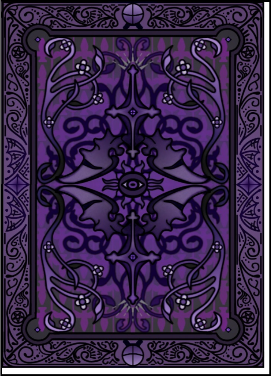 Playingcardback - Patchwork (3000x2508), Png Download