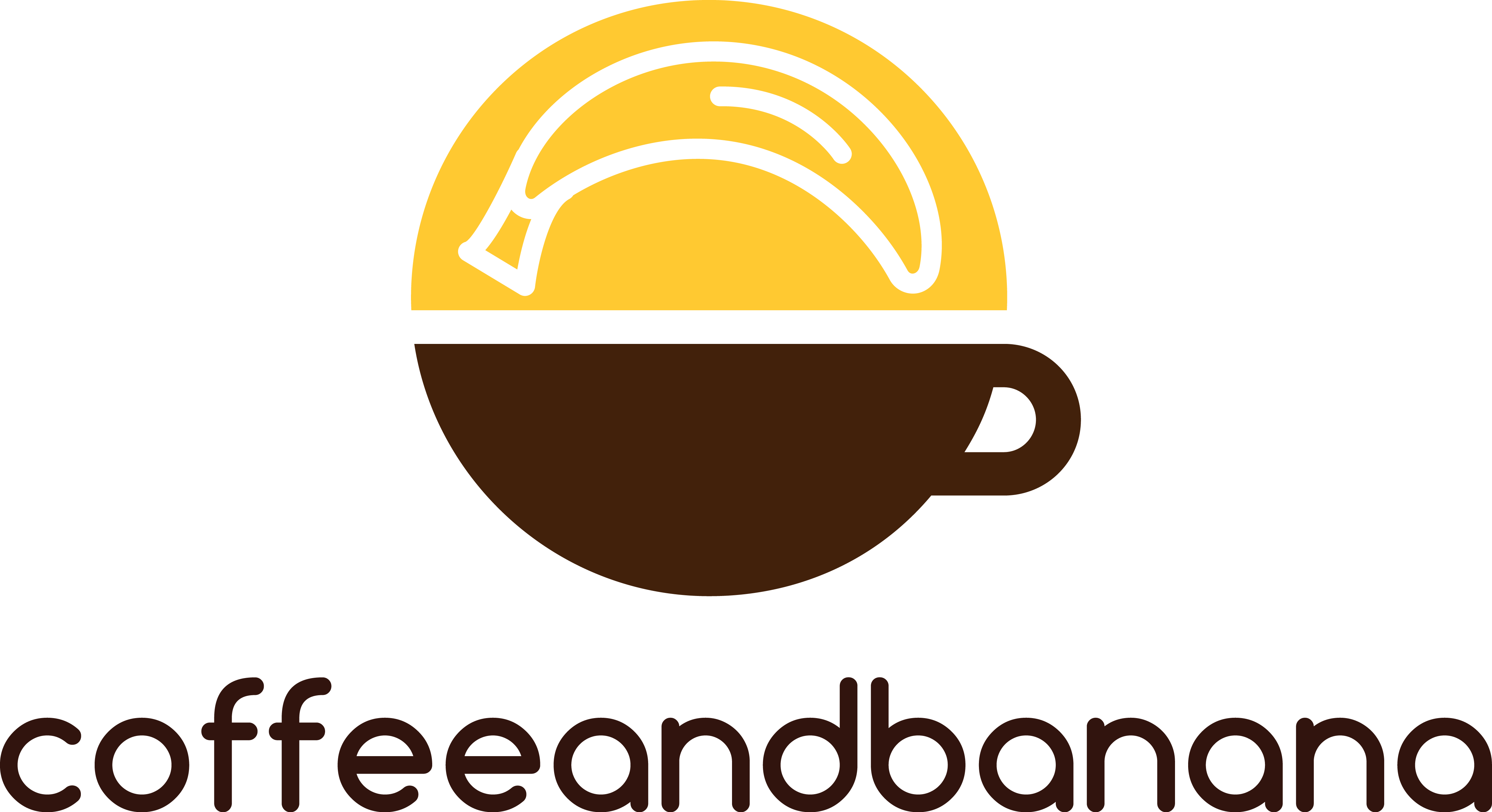 Coffee And Banana - Illustration (4429x2413), Png Download