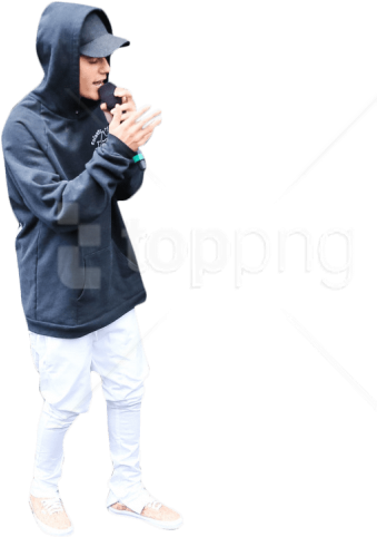 Free Png Justin Bieber Singing Png - Standing (850x567), Png Download