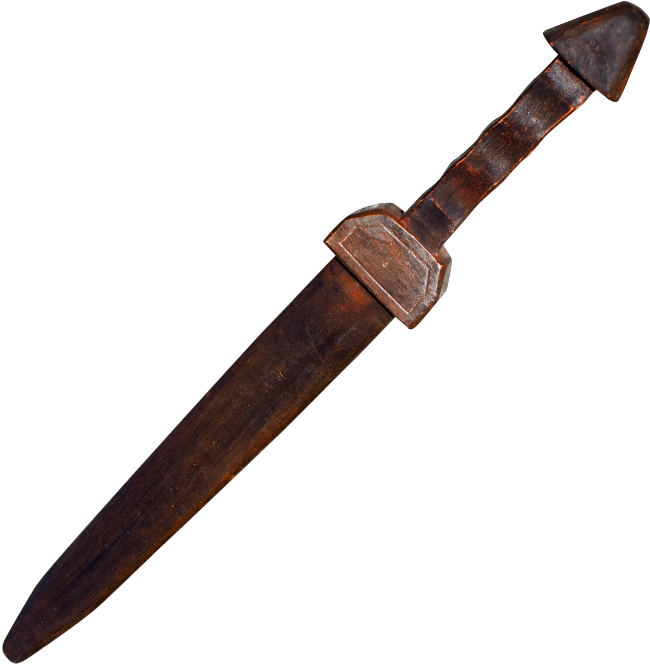 5 In Dark Wood Medieval Practice Sword, , Panther Trading - Machete (1500x1500), Png Download