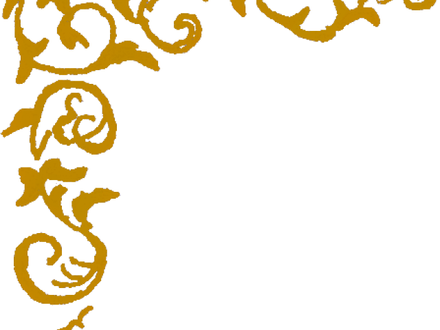 Frame Clipart Royal - Corner Border Design Png (640x480), Png Download