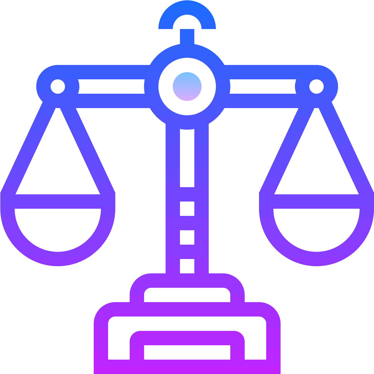 It's A Drawing Of The Scales Of Justice - Icon กฎหมาย (1600x1600), Png Download
