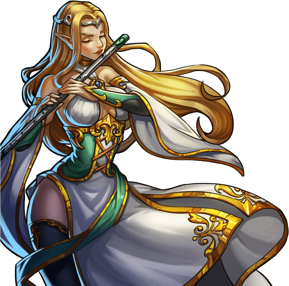 Elven Bard - " - Gems Of War Elven Bard (1024x1024), Png Download