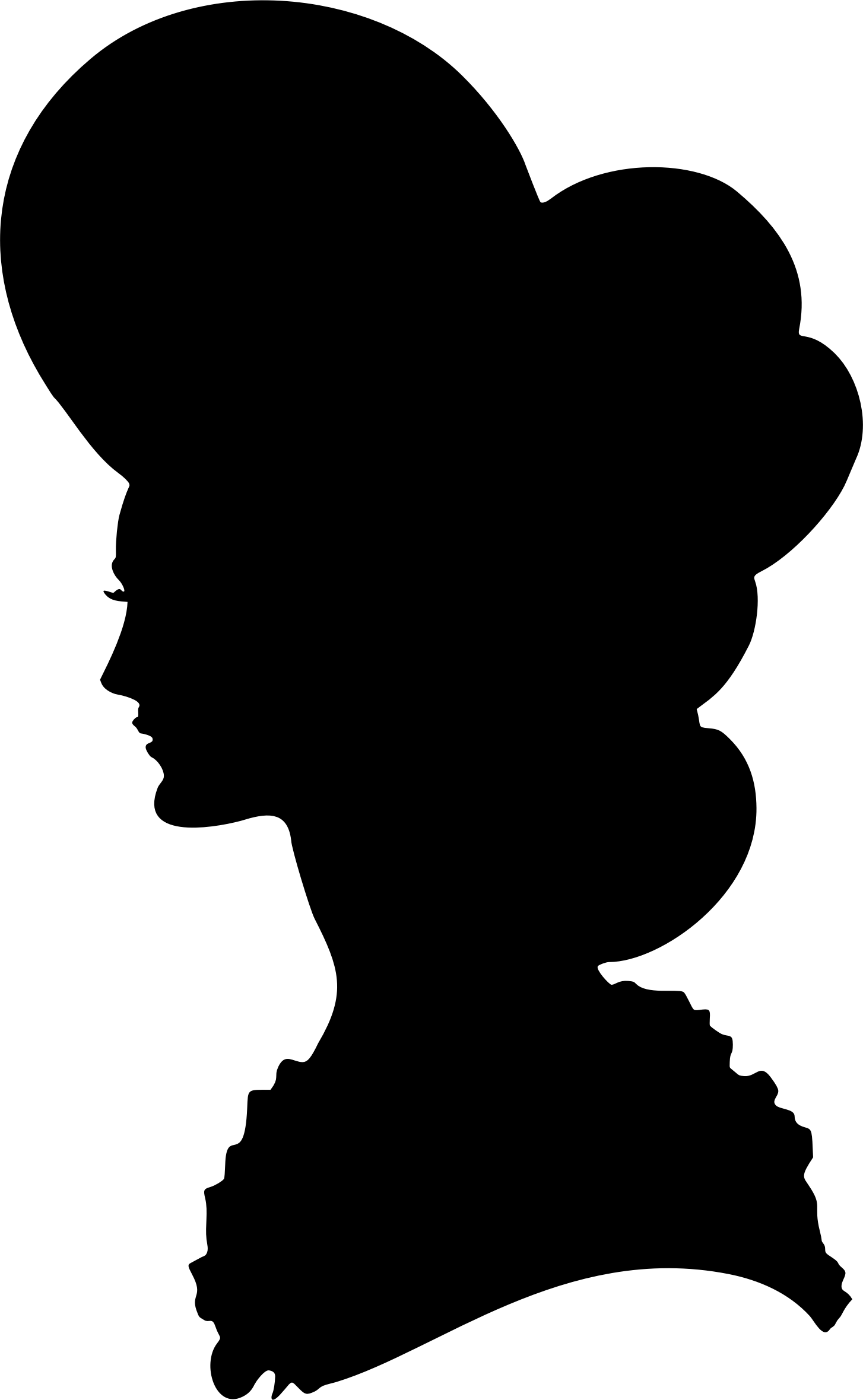 1454 X 2360 0 - Silhouette (1454x2360), Png Download