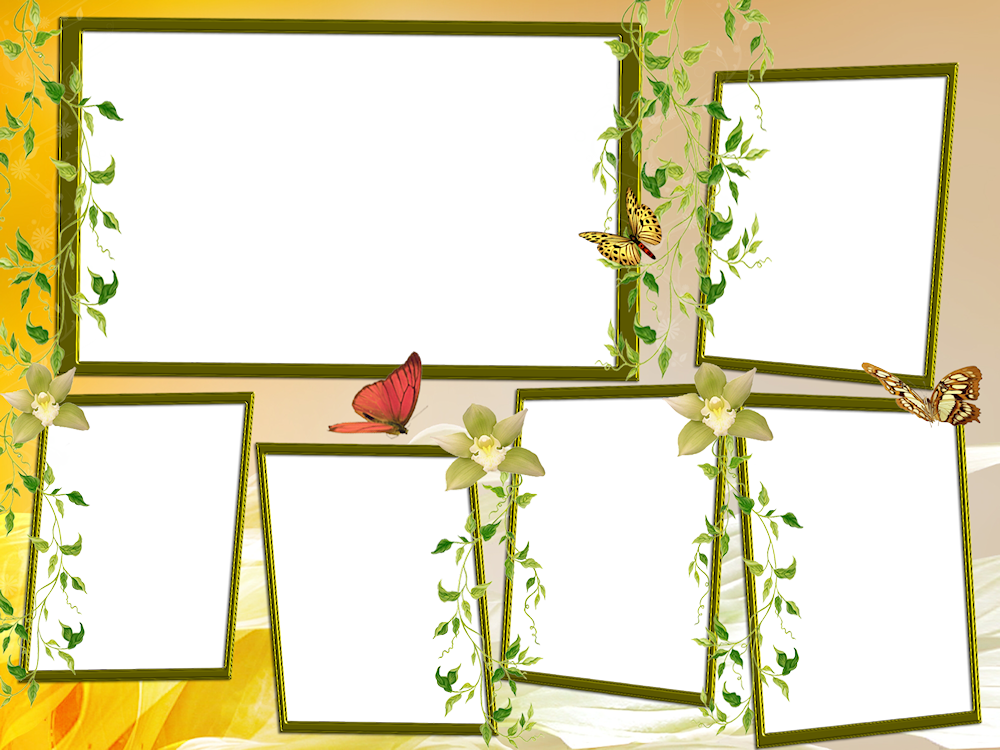 Molduras Simples Floridas Para - Illustration (1000x750), Png Download