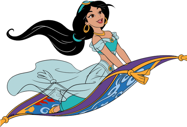 Jasmine And The Magic Carpet (640x480), Png Download