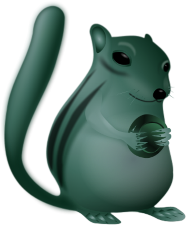 Fat - Squirrel (600x725), Png Download