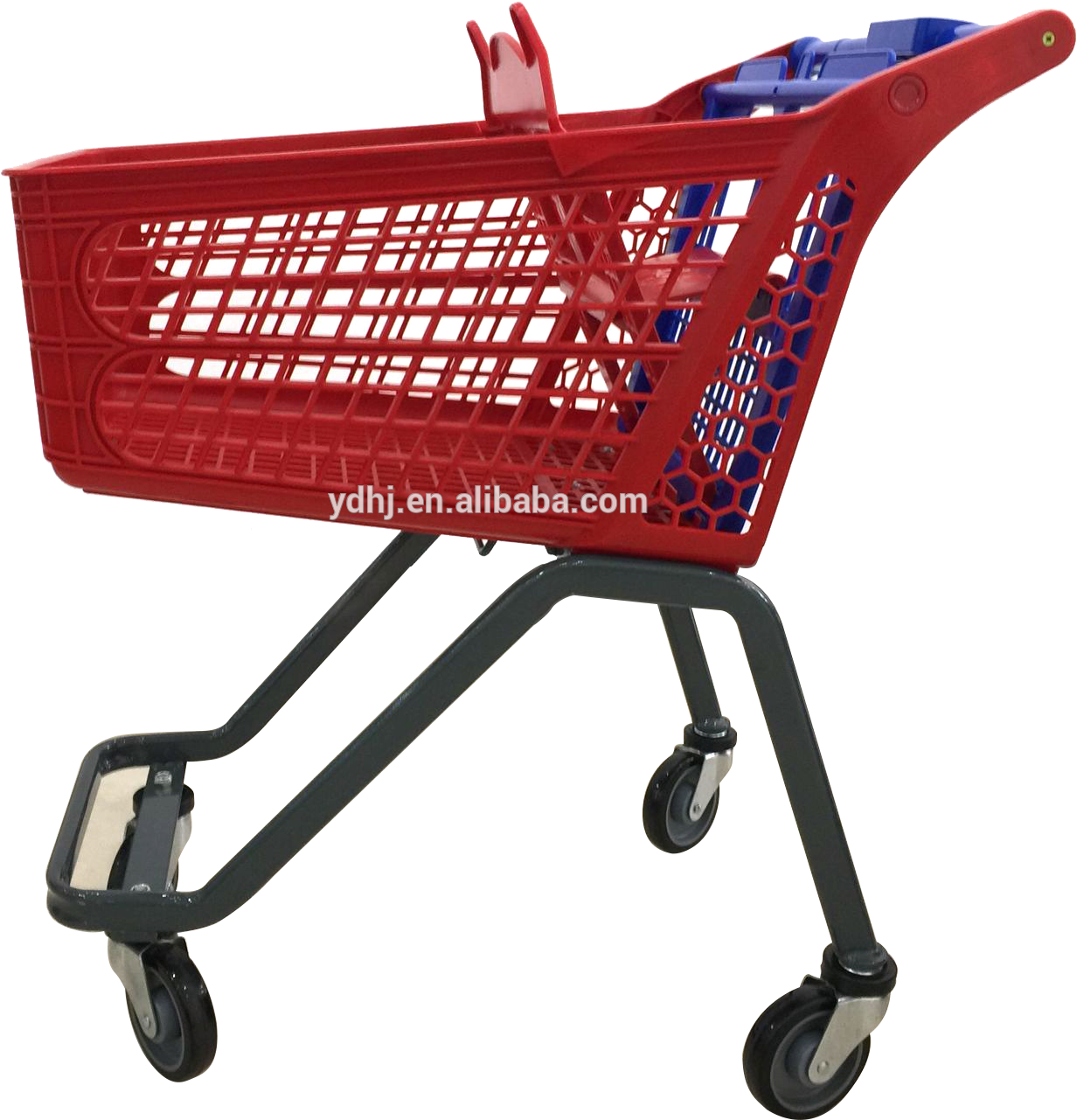 Custom Grocery Best Heavy Duty Plastic Shopping Trolley - Shopping Cart (1920x1441), Png Download