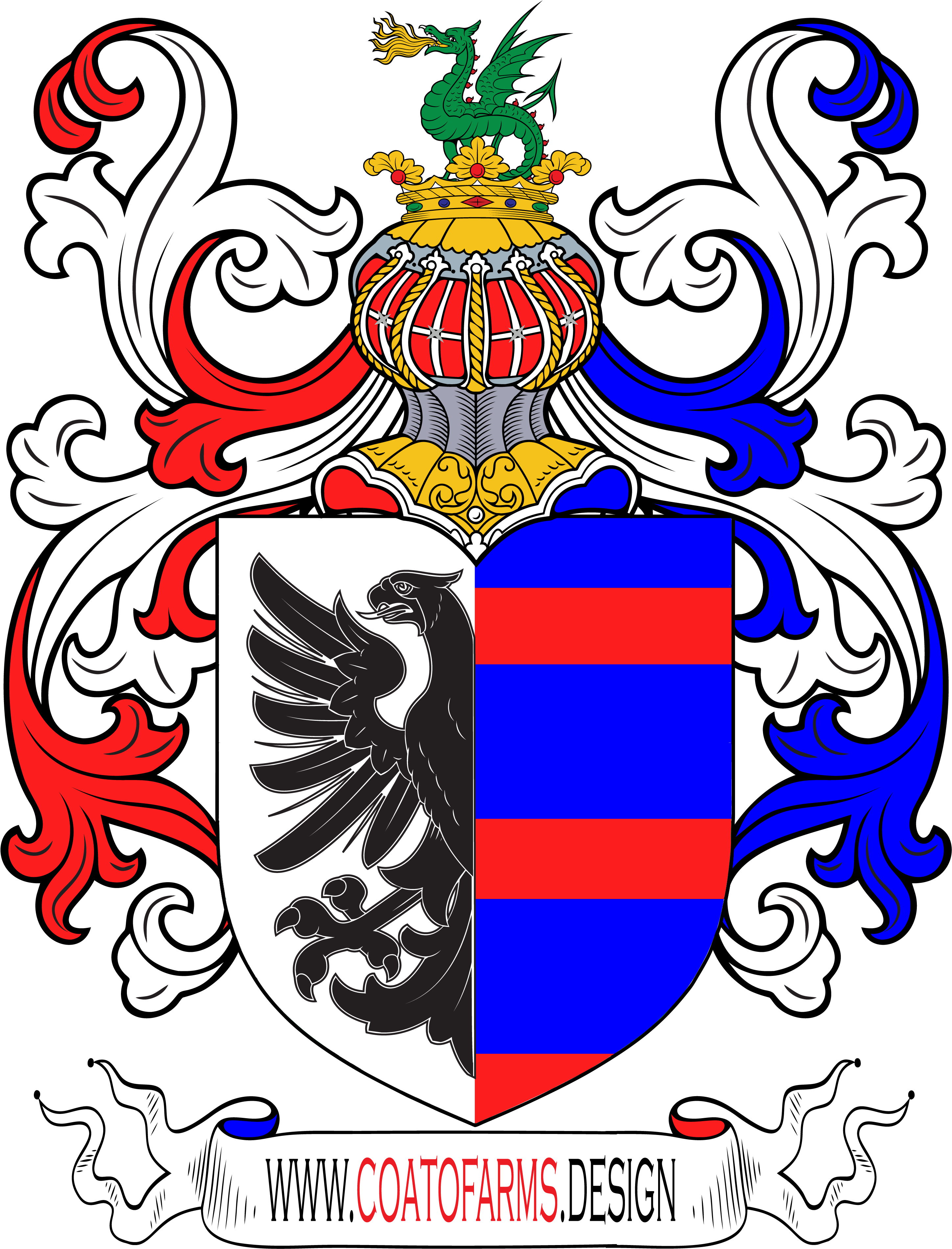 A Final Pay And Project Delivery - Carr Family Crest (4167x4167), Png Download