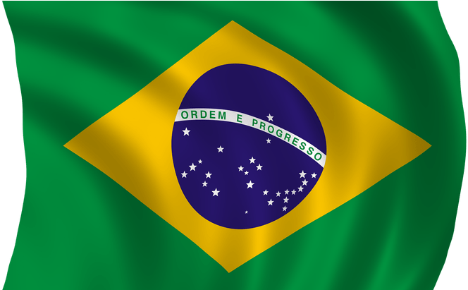 Bandeira Do Brazil - Brazil Flag (750x410), Png Download