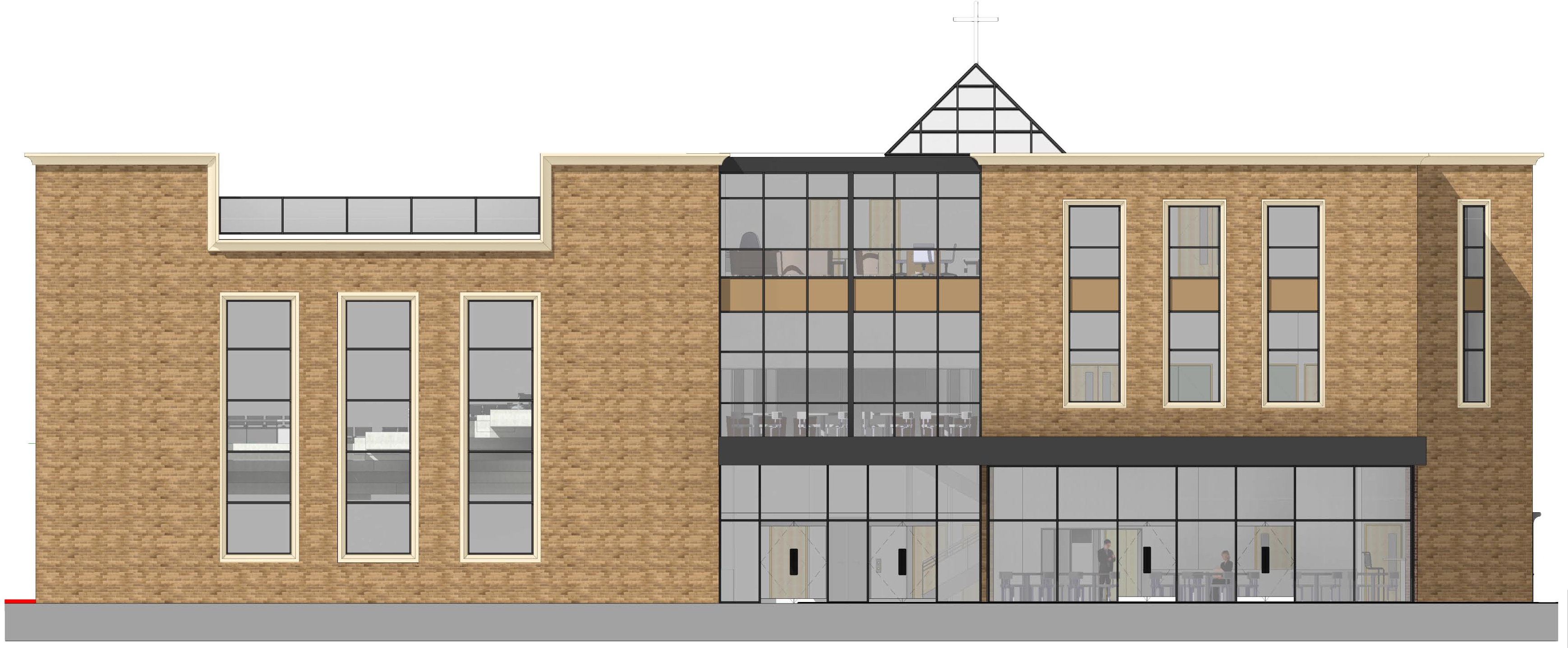 Why Not Contact The Church Us - House (3508x1451), Png Download