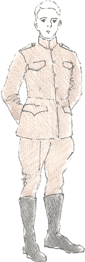 Rendering For A Soldier - Standing (415x926), Png Download