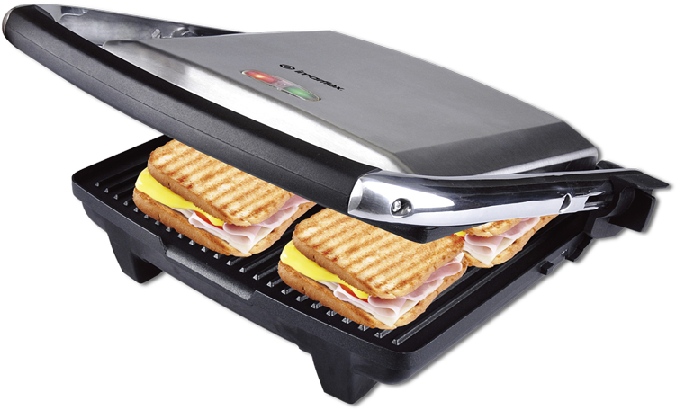 Imarflex Panini Grill / Adjustable Thickness Control - Imarflex Ipg 725 Panini Grill (750x780), Png Download