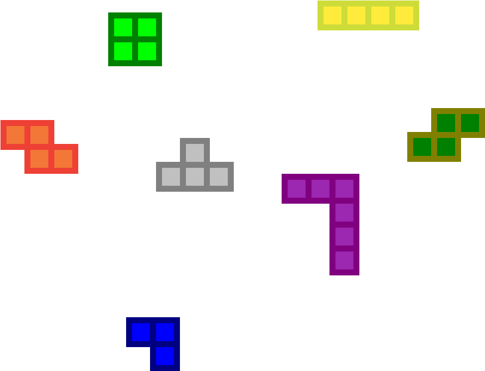 Tetris - Cross (1200x1200), Png Download