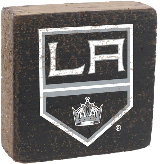 Los Angeles Kings Rustic Block - Golden Knights Vs Kings (600x600), Png Download