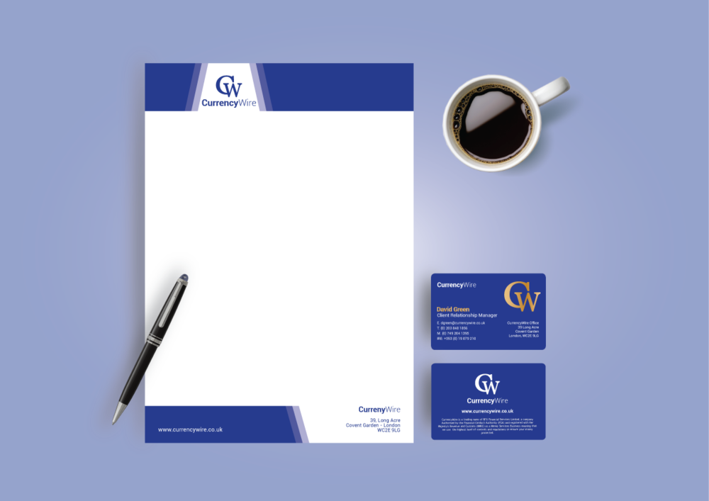 Cw-stationery - Graphic Design (1000x707), Png Download