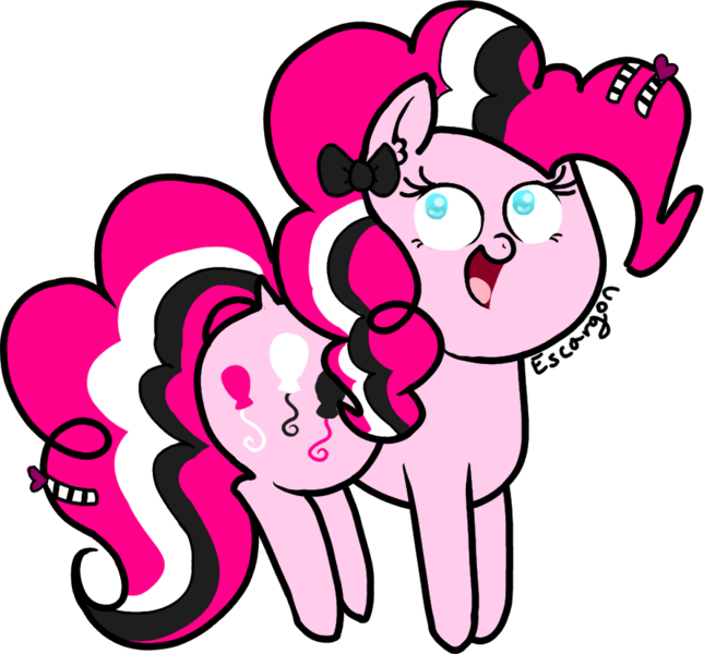 Windows 95, Derpibooru Exclusive, Gimp, Pinkie Pie, - Cartoon (645x600), Png Download
