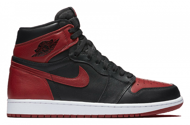Jordan Banned Logo Png - Bred 1s Drawing (640x640), Png Download