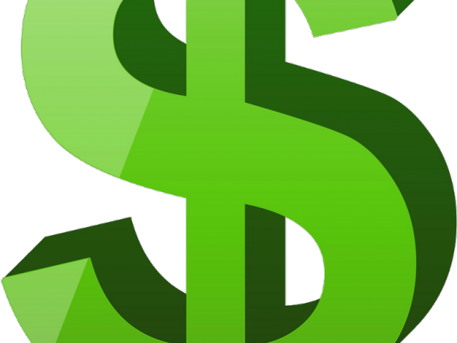 Dollar Clipart Dollar Sign - Dollar Sign Png Clipart (640x480), Png Download
