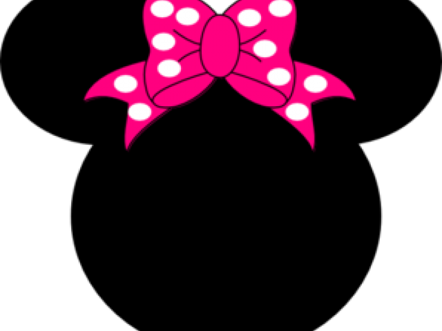 Minnie Mouse Black And Pink (640x480), Png Download