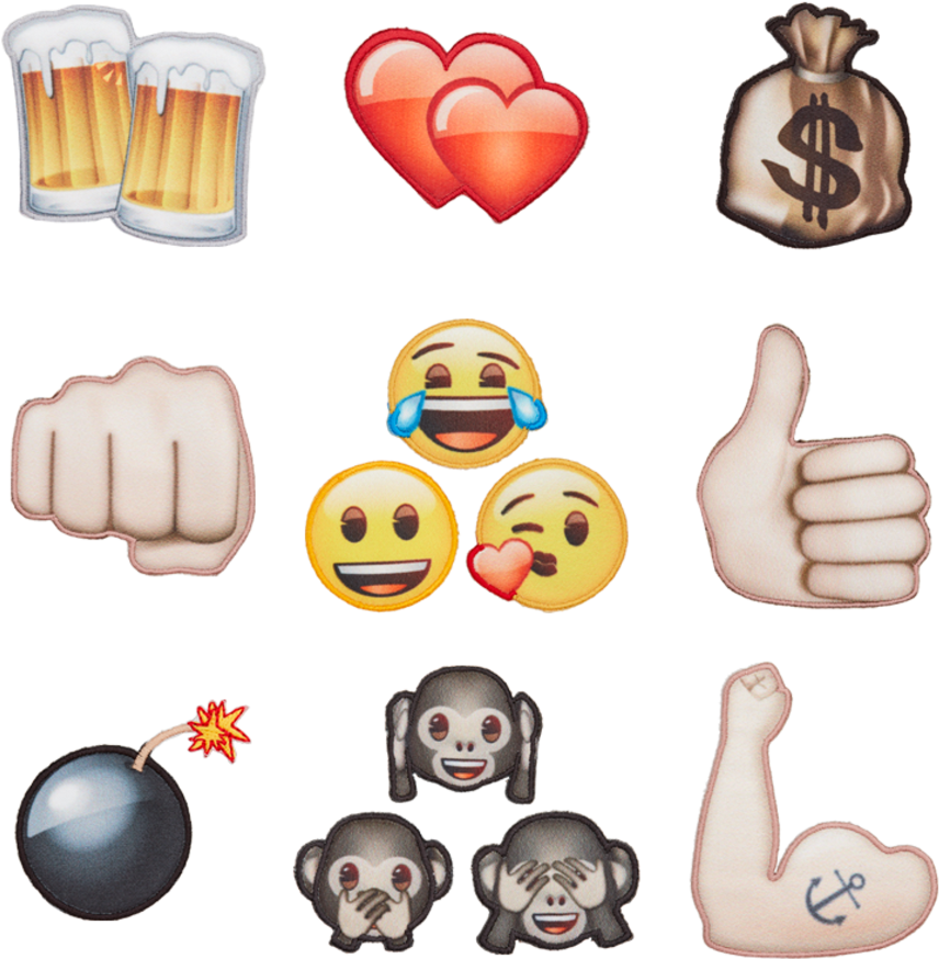 Emoji 2 In 1 Article (954x954), Png Download