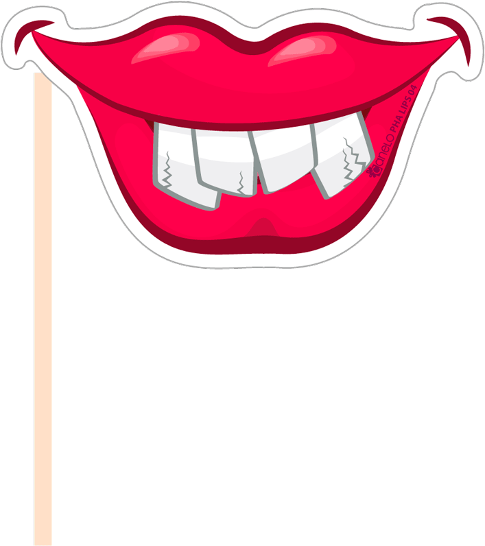 Lip Clipart Drawn - Kiss Clipart For Photo Booth (900x900), Png Download