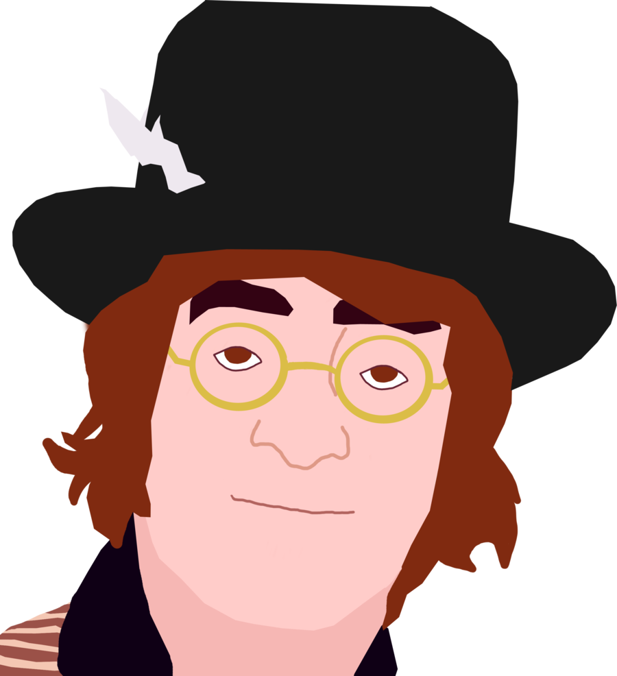 Spectacles Clipart John Lennon Glass - Cartoon (900x986), Png Download